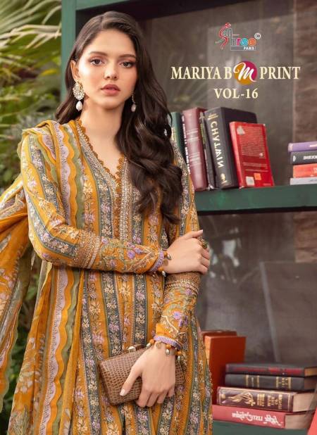 Maria B M Print Vol 16 By Shree Pure Cotton Printed Pakistani Suits Wholesale Market In Surat
 Catalog